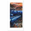 Image 2 : Underwater World Limited Edition Mixed Media Triptych (48" x 29") by Robert Lyn Nelson, Numbered and