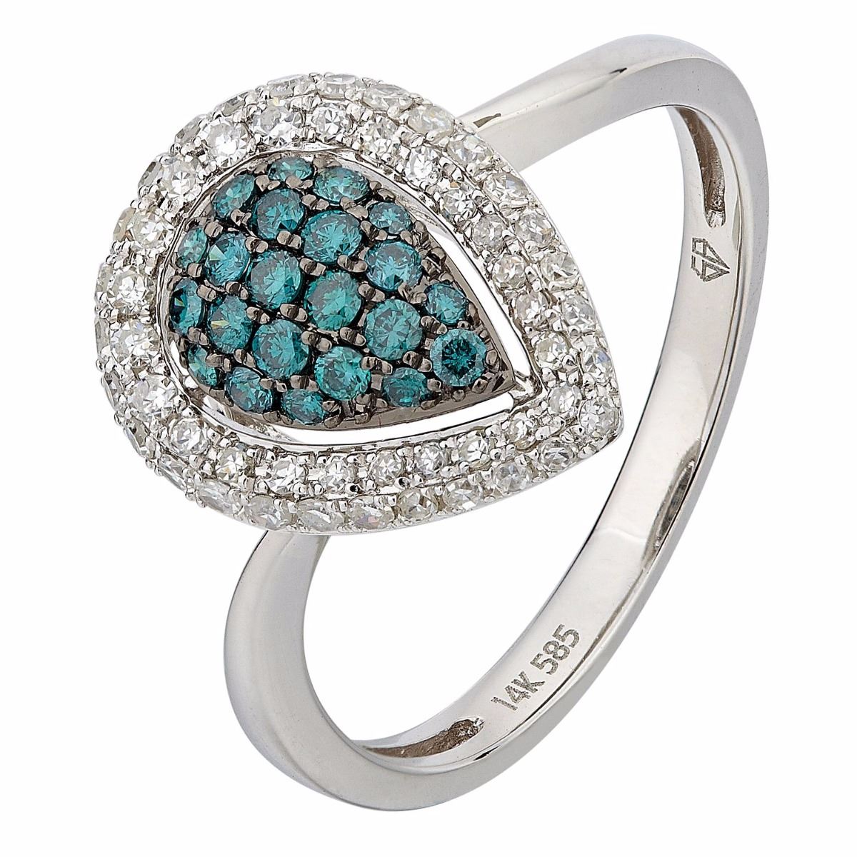 14KT Gold Women's Diamond Ring -# 5930-1