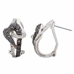 14KT  Gold Diamond Earrings -# 5949-1