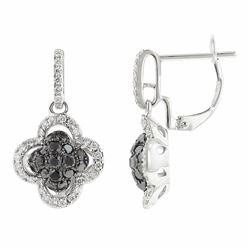 18k White Gold Diamond Earrings -# 6063-1