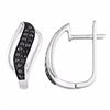 Image 1 : 14KT White Gold Diamond Earrings -# 6376