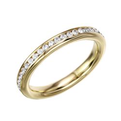 14KT Yellow Gold Diamond Eternity Ring -# 1838