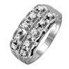 Image 1 : 14KT White Gold Diamond Ring -# 176