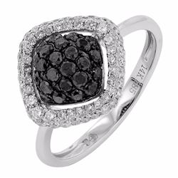 14KT White Gold Women's Diamond Ring -# 6062-1