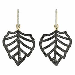 14KT Yellow Gold Diamond Earrings -# 5890