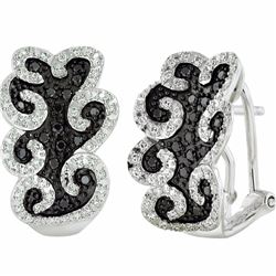 14KT  Gold Diamond Earrings -# 5921-1