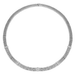 14KT White Gold Diamond Necklace -# 6421-1
