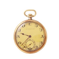 J.E. Caldwell Ed Koehn Movement Pocket Watch -# 834
