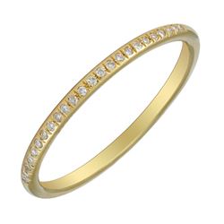 14KT Yellow Gold Women's Diamond Ring -# 8013-1