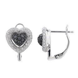 14KT  Gold Diamond Earrings -# 5944-1