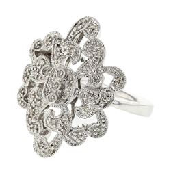 14KT White Gold Ladies Diamond Ring -# 9230