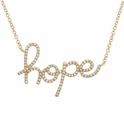 14KT Yellow Gold Diamond Necklace -# 7830-1