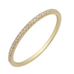 14KT Yellow Gold Women's Diamond Ring -# 7577-1
