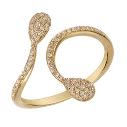14KT Yellow Gold Women's Diamond Ring -# 7602-1