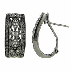 14KT White Gold Diamond Earrings -# 5885-1