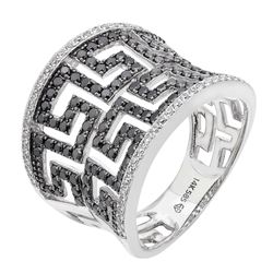 14KT White Gold Women's Diamond Ring -# 6110