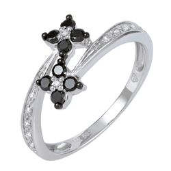 14KT White Gold Women's Diamond Ring -# 5813