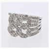 Image 1 : 14KT White Gold Ladies Diamond Ring -# 9783
