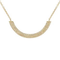 14KT Yellow Gold Diamond Necklace -# 7892-1