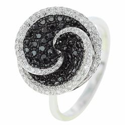 14KT White Gold Women's Diamond Ring -# 5909