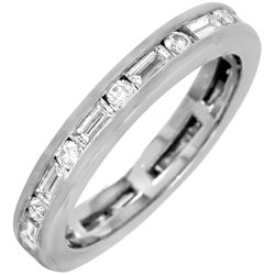 Platinum Diamond Eternity Band -# 278