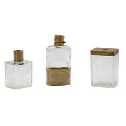 GoldSmiths & Silversmiths, LTD Co. 3-Piece 9KT Gold Vanity Set -# 1663