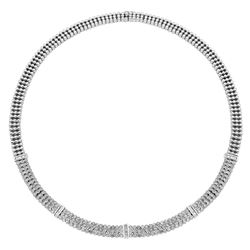14KT White Gold Diamond Necklace -# 6421