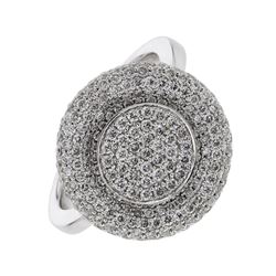 14KT White Gold Ladies Diamond Ring -# 10022