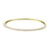 Image 1 : 14KT Yellow Gold Diamond Bangle -# 7987-1