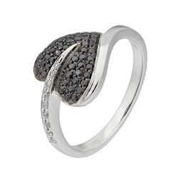 14KT White Gold Women's Diamond Ring -# 5995-1