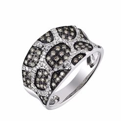 14KT White Gold Women's Diamond Ring -# 5969-1