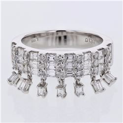 18KT White Gold Ladies Diamond Fashion Ring -# 10026