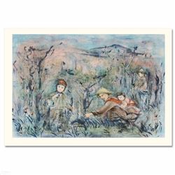 Kow Loon Peach Tree LIMITED EDITION Lithograph by Edna Hibel (1917-2014), Numbered and Hand Signed w