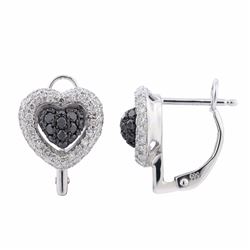 14KT  Gold Diamond Earrings -# 5944