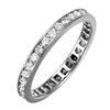 Image 1 : 14KT White Gold Diamond Eternity Band  -# 1836