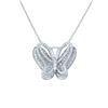 Image 1 : 14KT White Gold Ladies Slider with Chain  -# 6806