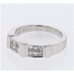 18KT White Gold Ladies Diamond Fashion Ring -# 8944