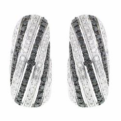 14KT White Gold Diamond Earrings -# 5850