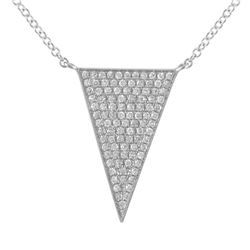 14KT White Gold Diamond Necklace -# 7925