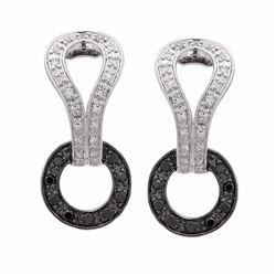 14KT  Gold Diamond Earrings -# 5947