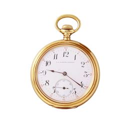 F.A. Robbins 14KT Yellow Gold Pocket Watch -# 835