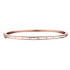 Image 1 : 14KT Rose Gold Diamond Bangle -# 7566