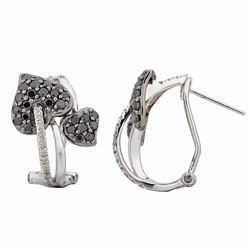 14KT  Gold Diamond Earrings -# 5951