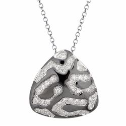 14KT  Gold Diamond Pendant With Chain -# 6330