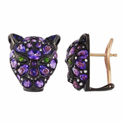 14KT  Gold Gemstone Earrings -# 6336-1