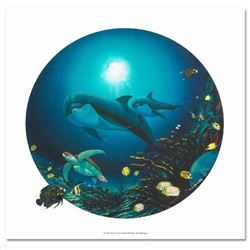 Undersea Life Limited Edition Giclee on Canvas by Renowned Artist Wyland, Numbered and Hand Signed w