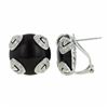 Image 1 : 14KT White Gold Gemstone Earrings -# 5887