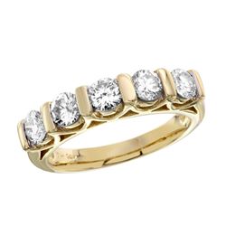 14KT Yellow Gold Diamond Ring -# 2312