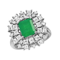 14KT White Gold Ladies Diamond Semi Mount Ring -# 10366