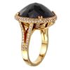 Image 2 : 18KT Rose Gold Diamond Ring & Pendnat Set -# 1736